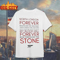 Arsenal Fc North London Forever Lyrics Football Fan Shirt