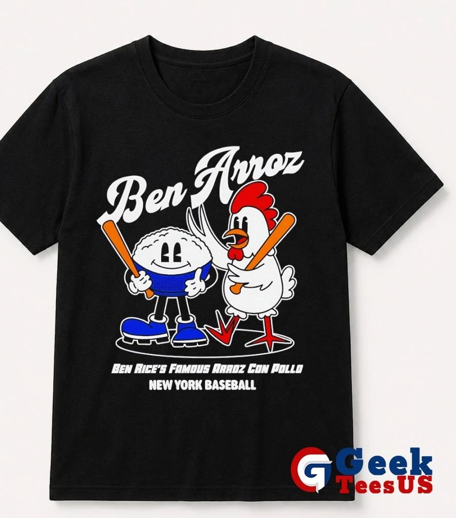 Ben Rice famous arroz con pollo New York Yankees baseball shirt
