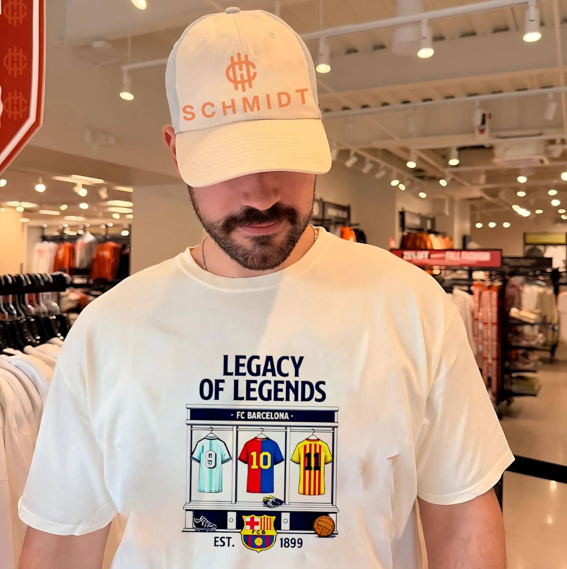 FC Barcelona Legacy Of Legends Est 1899 Shirt