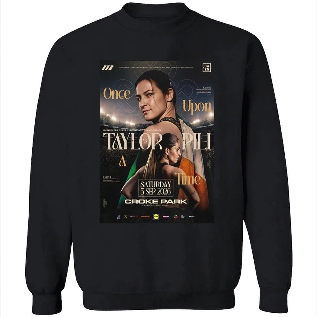 Katie Taylor vs Flora Pili Undisputed Super Lightweight Championship At Croke Park In Dublin, Ireland On September 5 2026 Shirt