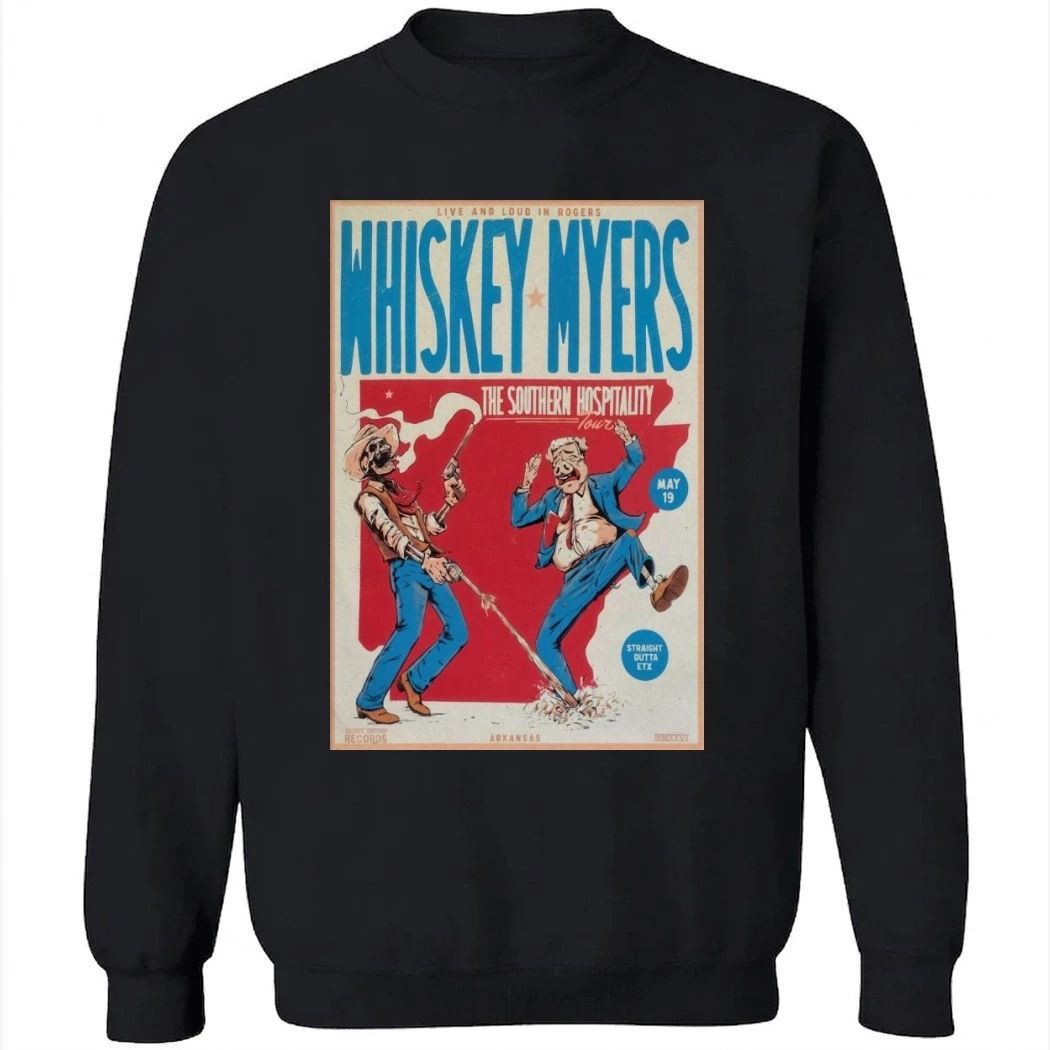 Whiskey Myers concert Rogers, Walmart AMP, May 19, 2026 Shirt