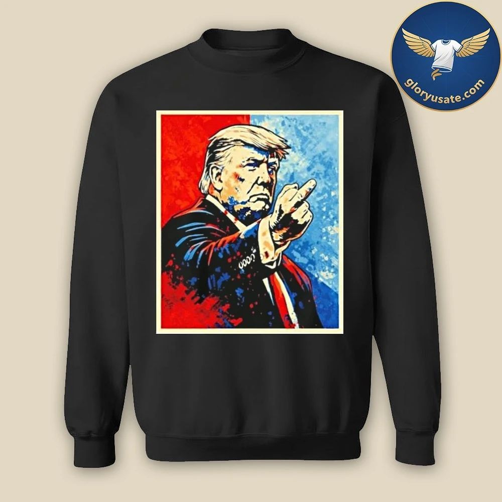 Trump Middle Finger 2026 Meme Hope Shirt