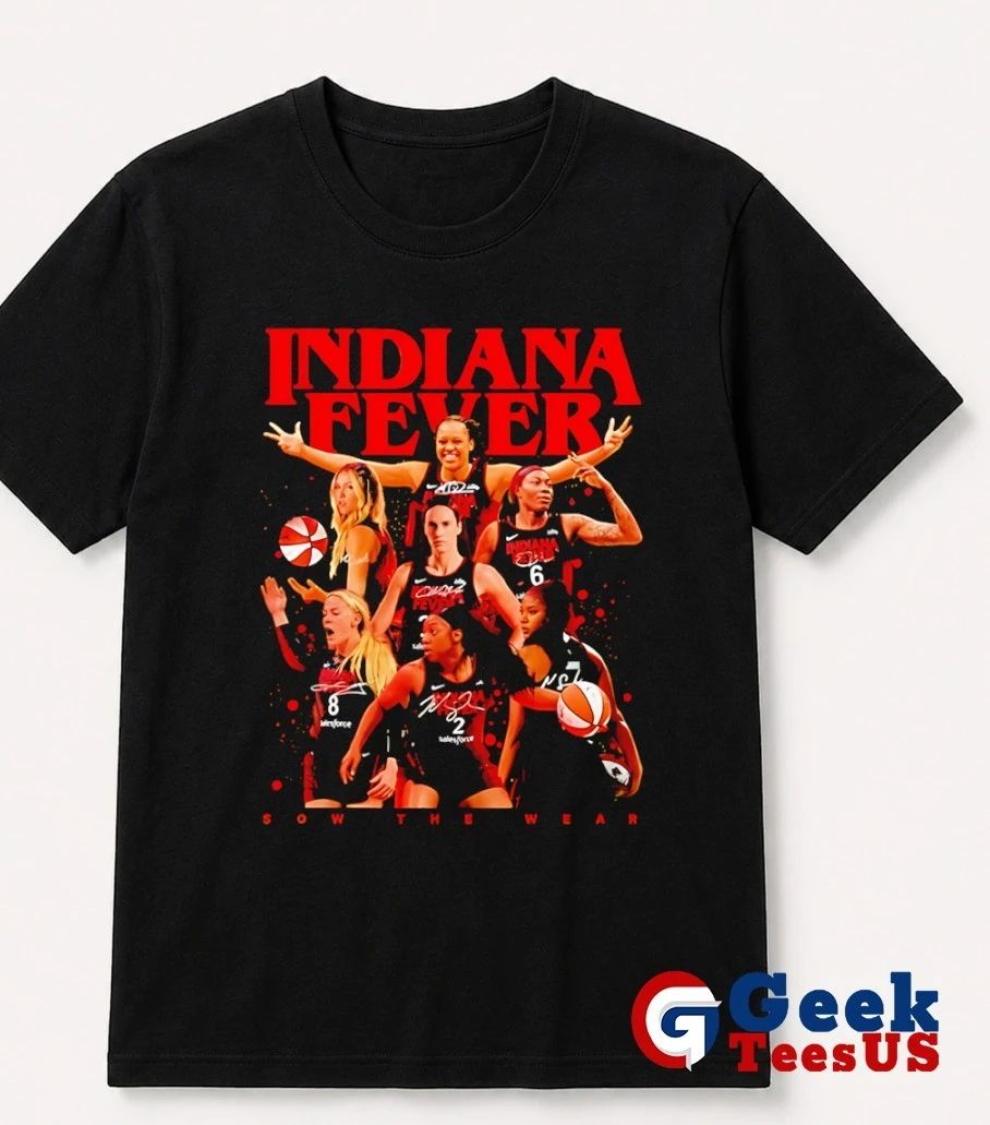 Indiana Fever Basketball Team 2026 T-shirt