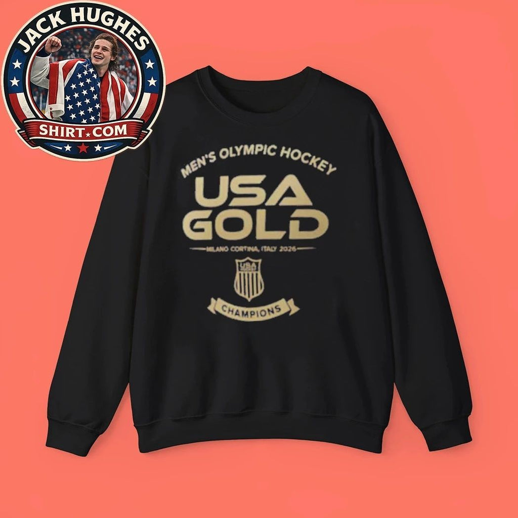 USA Men’s Hockey 2026 Winter Olympics Gold Medal Shirt