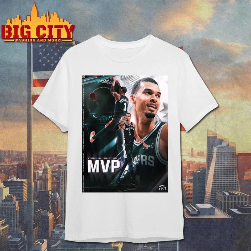 Victor Wembanyama San Antonio Spurs 2026 NBA Western Conference Finals MVP Poster Shirt