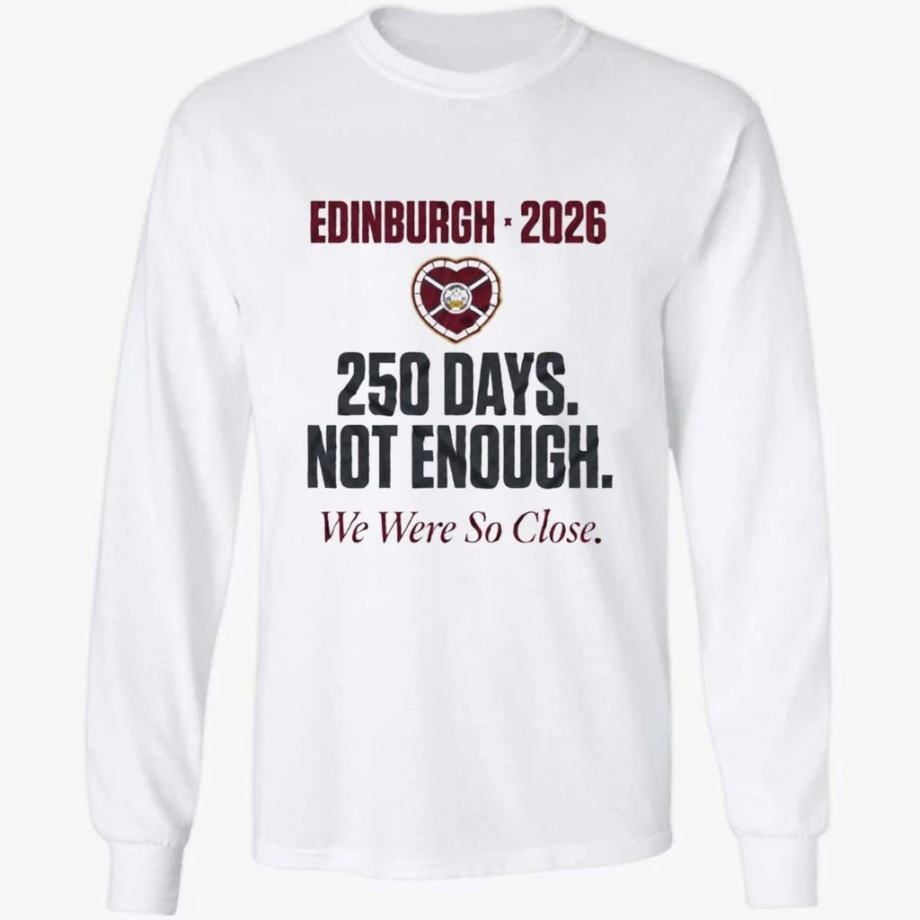 Hearts 250 Days To Heartbreak Scottish Premiership Final Day 2026 Shirt