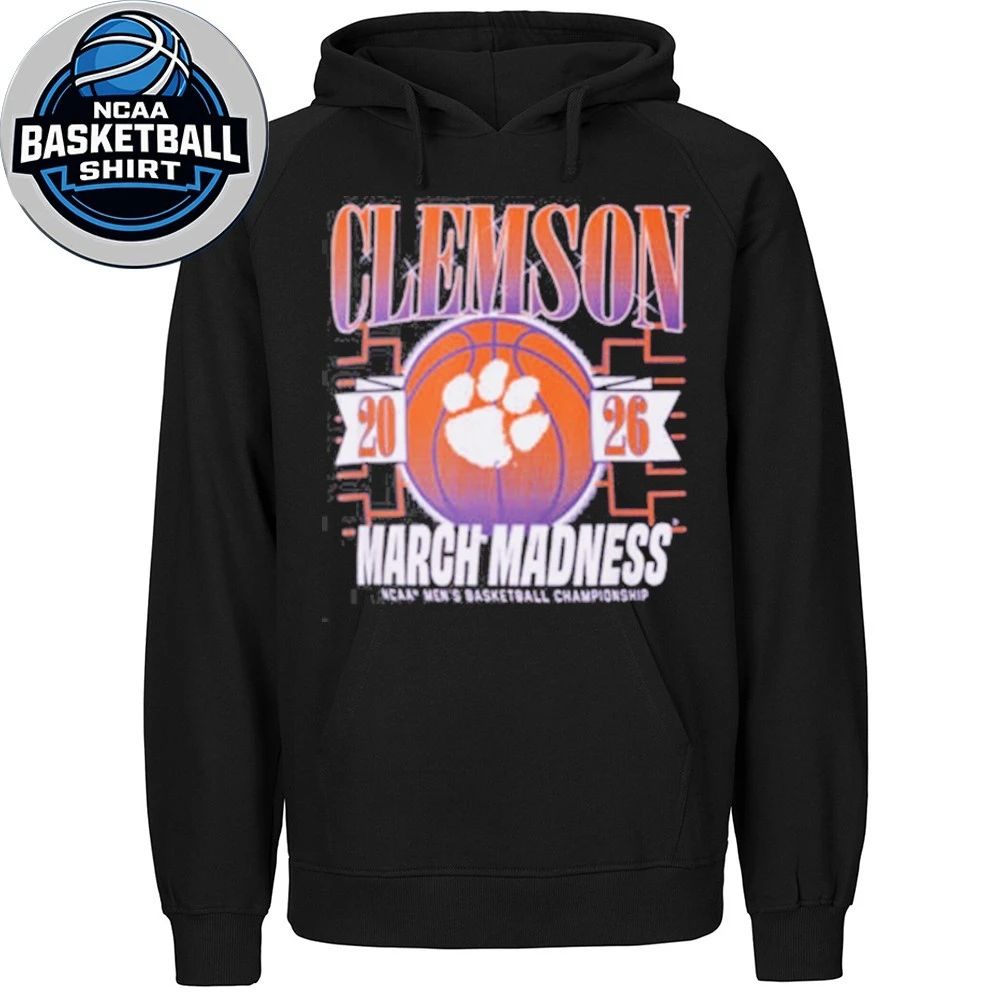 Basketball 2026 Clemson March Madness Clemson Tournament Logo Shirt