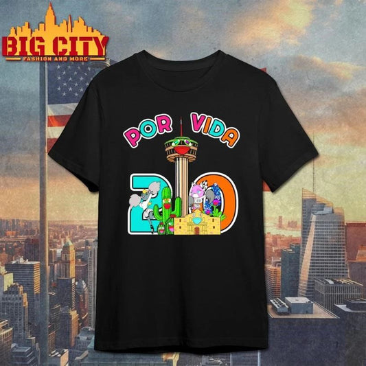 Por Vida San Antonio Spurs 20 years Shirt