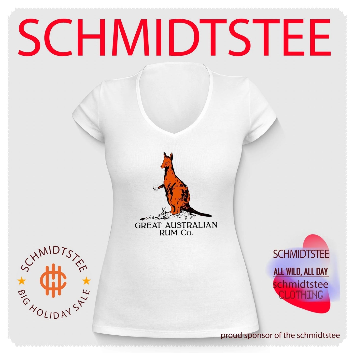 Kangaroo great Australian rum co shirt
