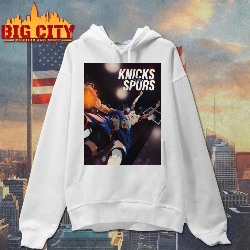 2026 NBA Finals New York Knicks Vs San Antonio Spurs Jalen Brunson Vs Victor Wembanyama Poster Shirt
