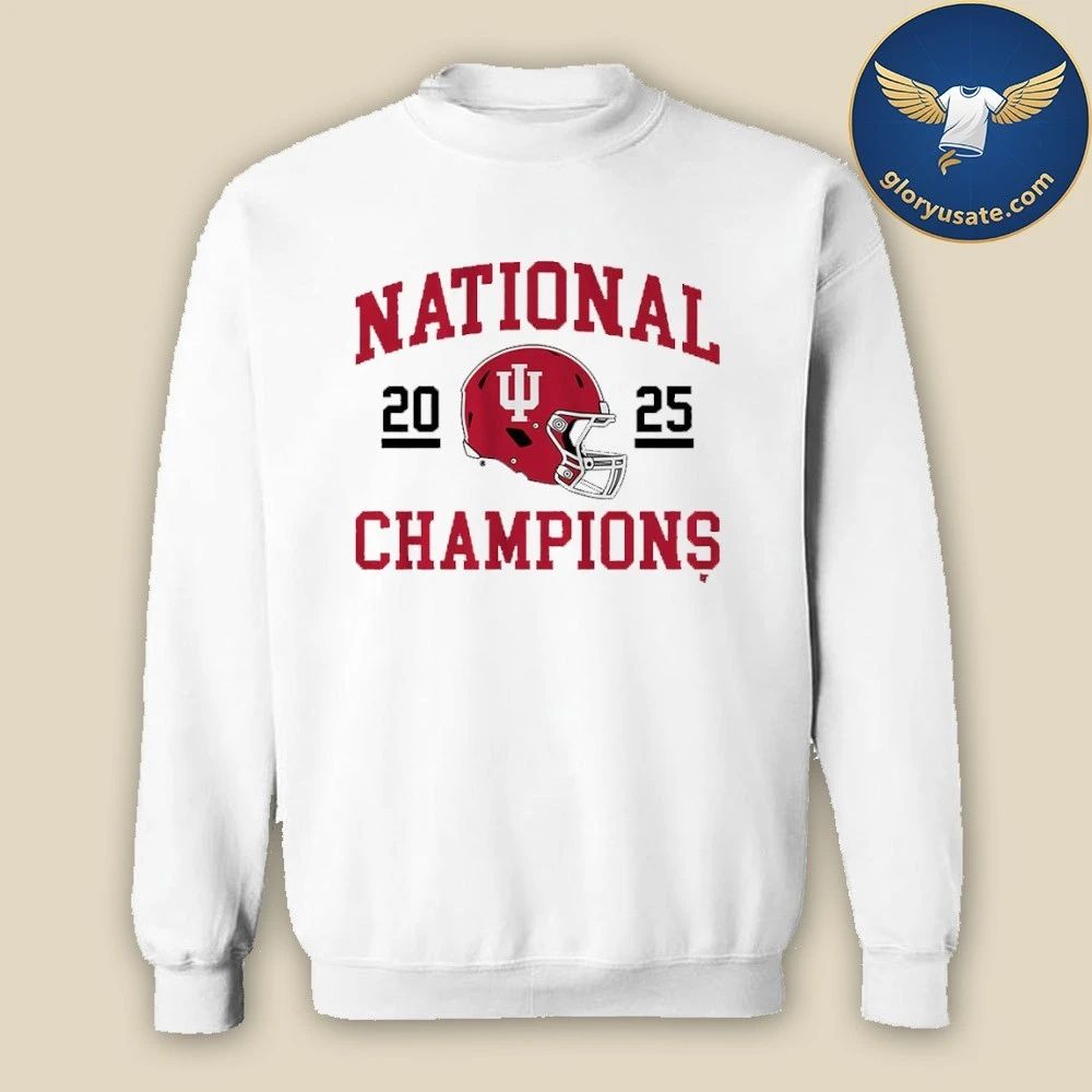 Indiana Football 2025 CFP National Champions Helmet Shirt