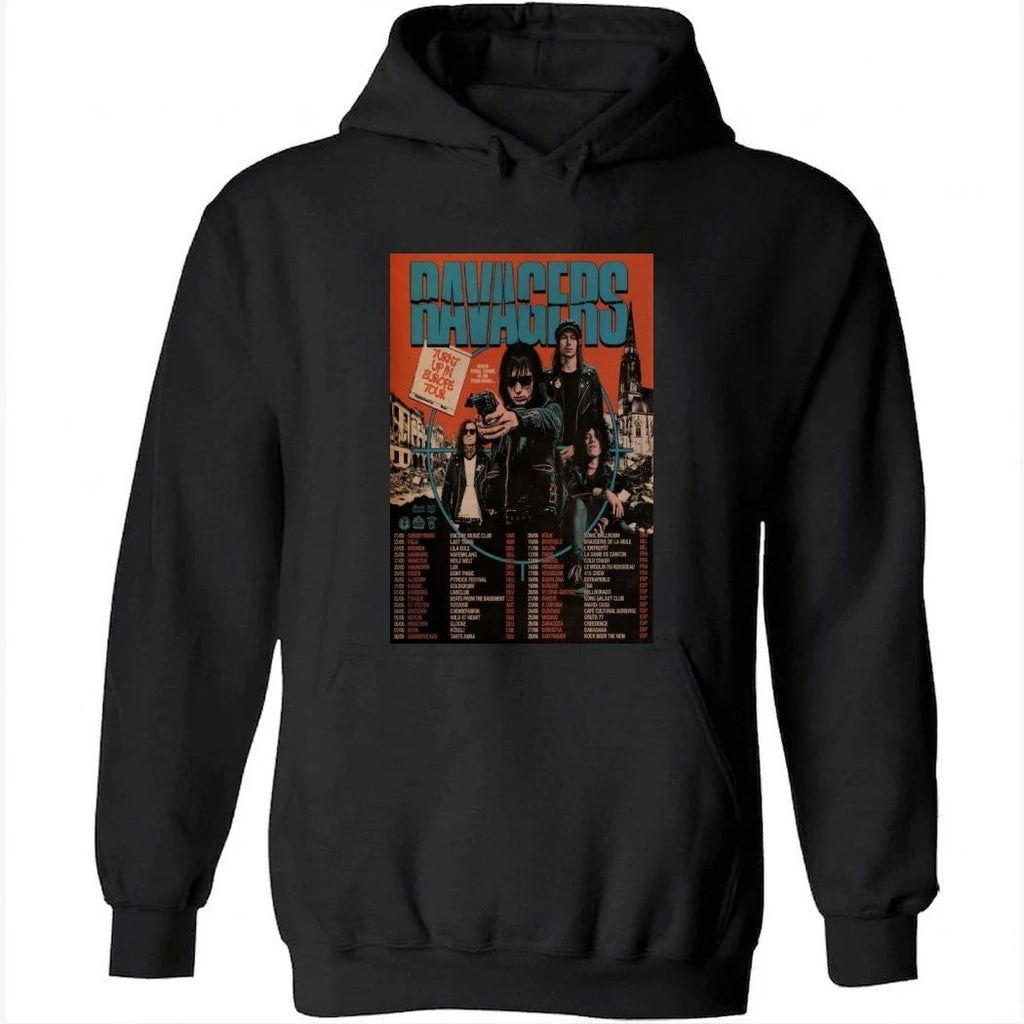 RAVAGERS Turnt Up In Europe Tour 2026 Poster Shirt