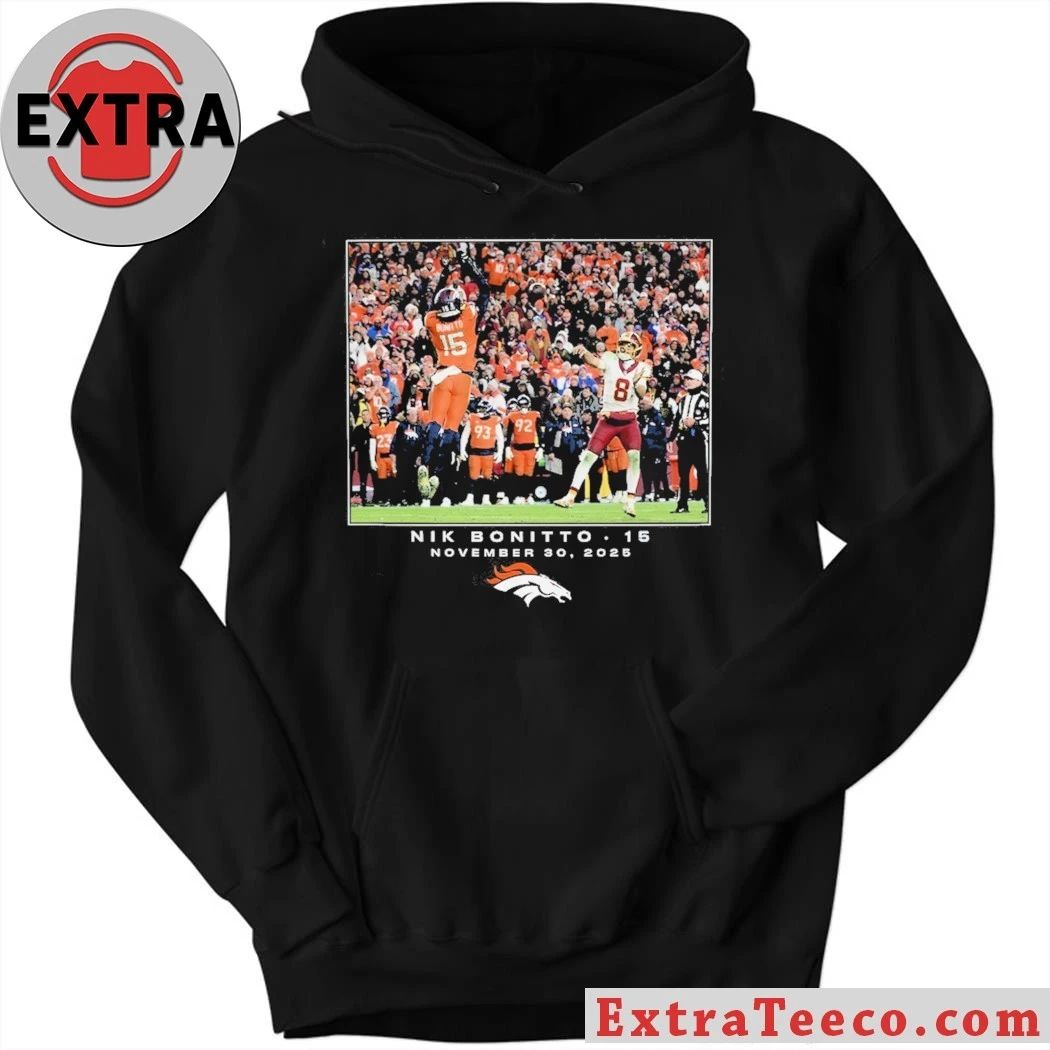 Nik Bonitto Denver Broncos NFL Flash Features Week 13 blocked Bonitto game-winning pass Shirt