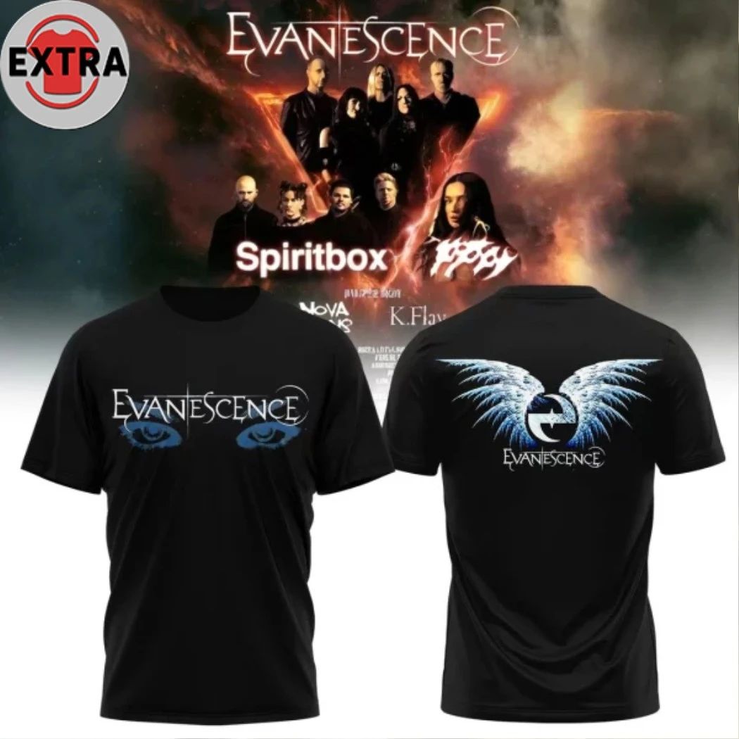 EVANESCENCE US and UK World Tour 2026 Hoodie Shirt