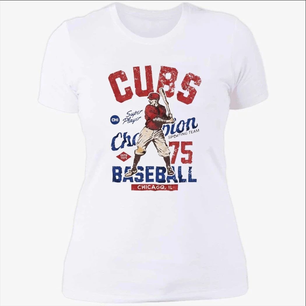 Cubs Baseball Chicago Retro Superstar Player Fan Shirt