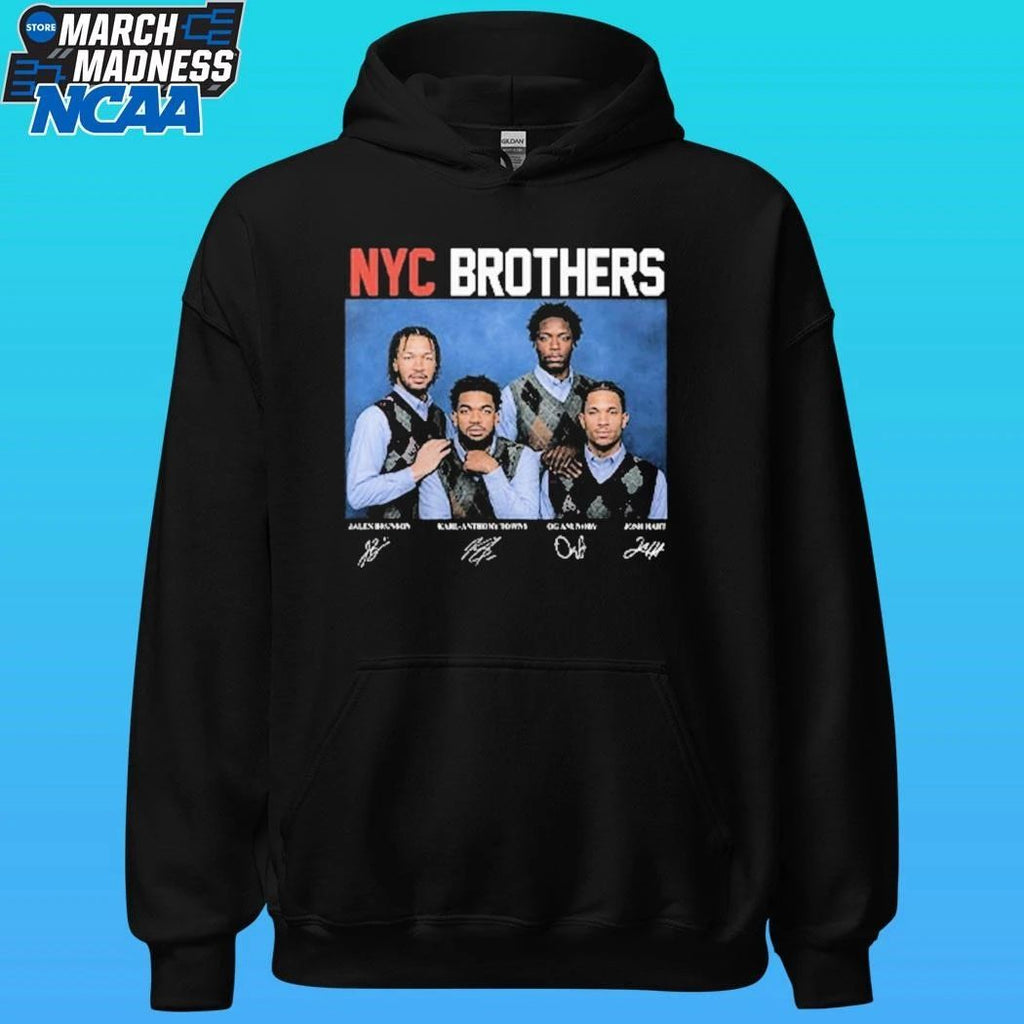 Jalen Brunson Karl-anthony Towns Og Anunoby Josh Hart Nyc Brothers Shirt