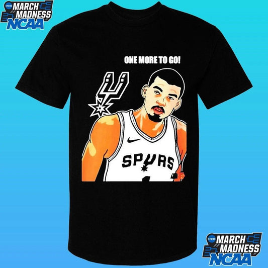 Victor Wembanyama San Antonio Spurs Nba One More To Go Shirt