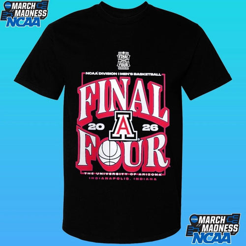 Arizona Wildcats 2026 Ncaa Men’s Basketball Tournament March Madness Final Four Shirt