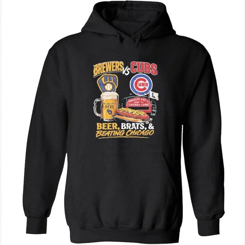 Milwaukee Brewers Chicago Cubs Wrigley Field Baseball Shirt
