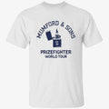 Mumford & Sons White Tee Prizefighter World Tour Shirt