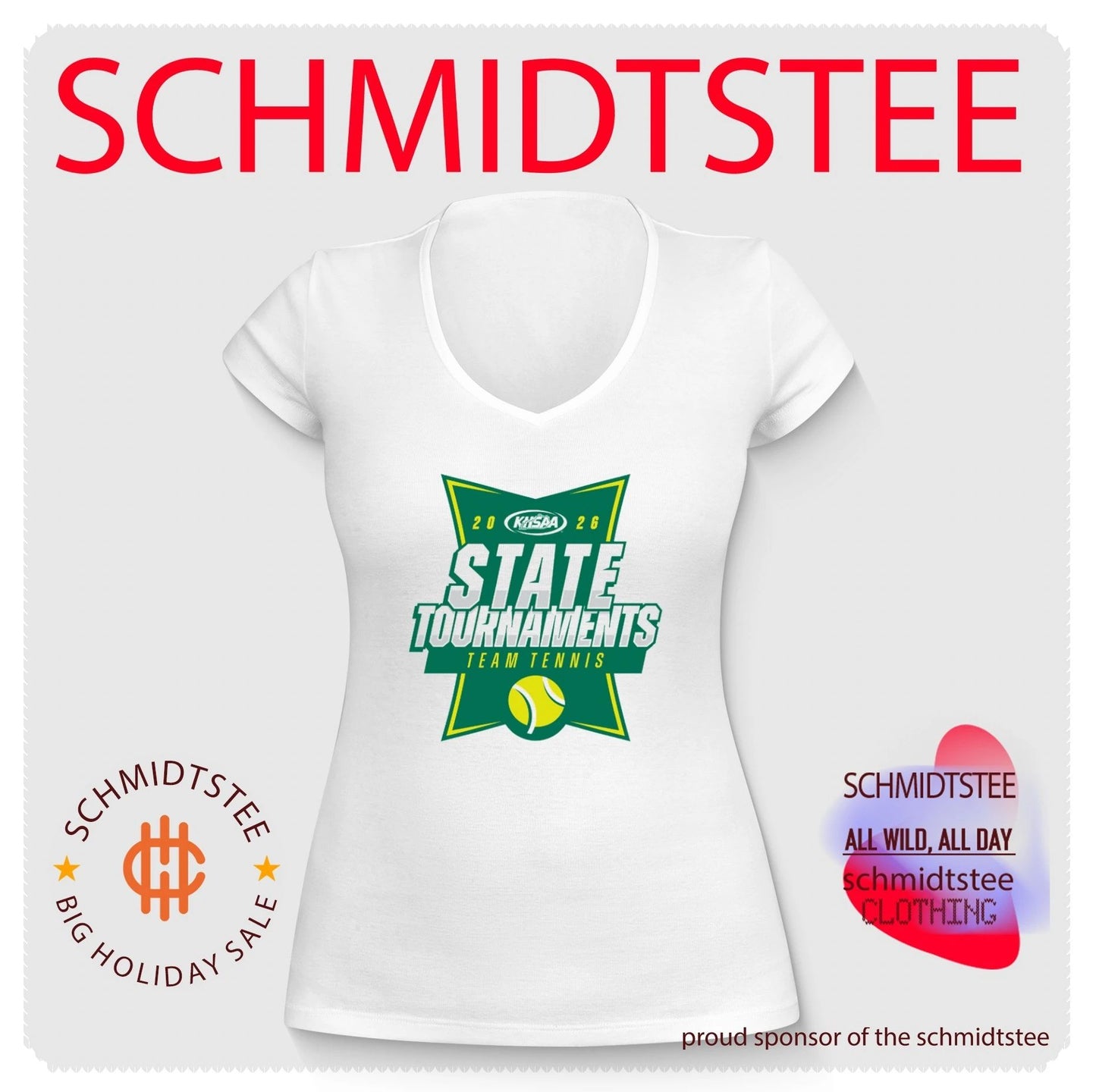 2026 KHSAA Team Tennis State Championships logo shirt