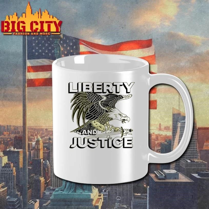 Liberty And Justice American Eagle Vintage Shirt