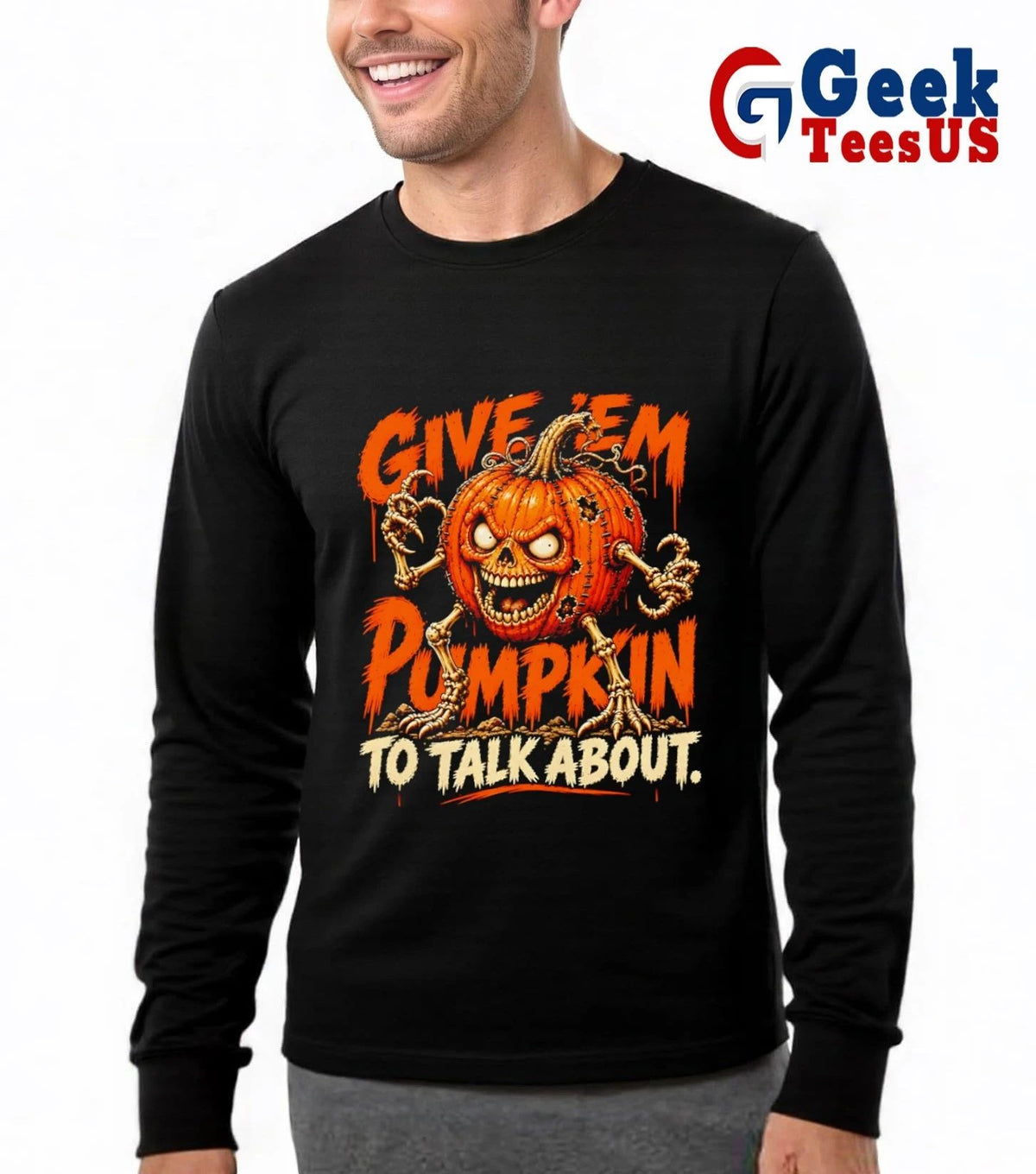 Give ’em pumpkin to talk about Halloween 2026 T-shirt