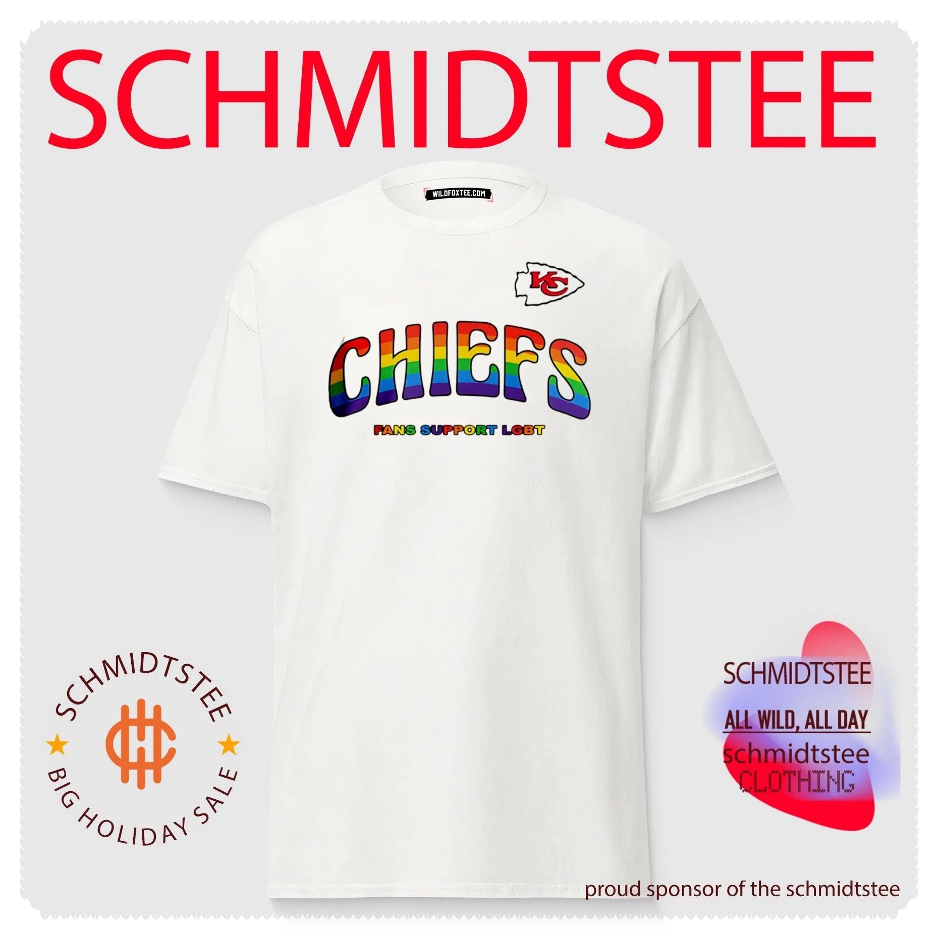 Kansas City Chiefs Fans Support LGBT Pride Month shirt
