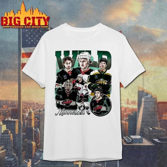 Minnesota Wild Ice Hockey Bootleg Comfort Shirt