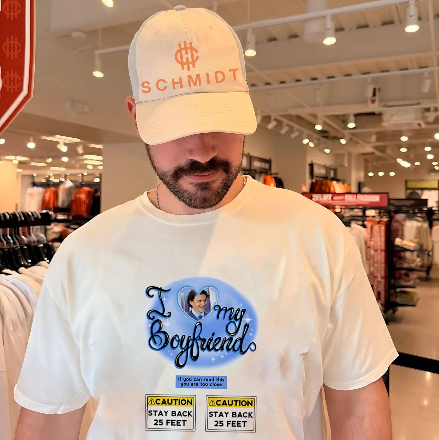 I love my boyfriend If you can read this you are too close graphic shirt