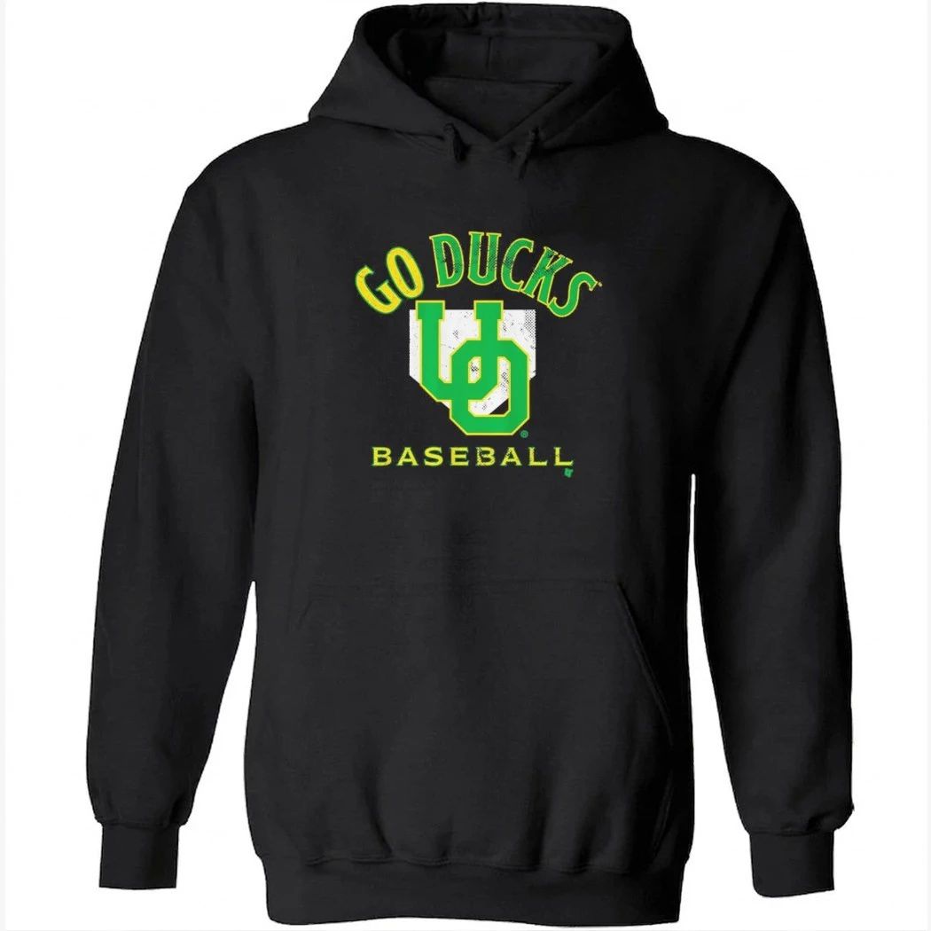 Oregon Baseball Home Plate Shirt