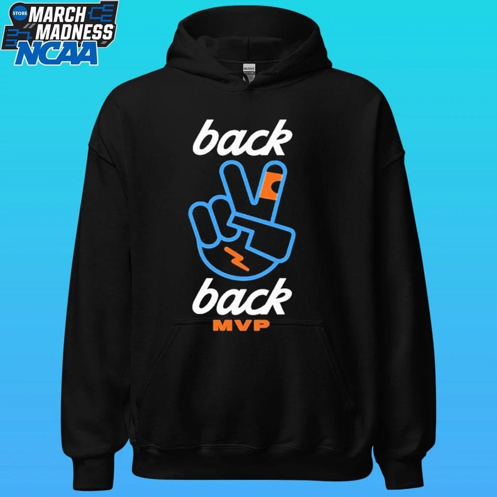 Shai Gilgeous Alexander Piece Hand Mvp Oklahoma City Thunder Basketball Back 2 Back Shirt