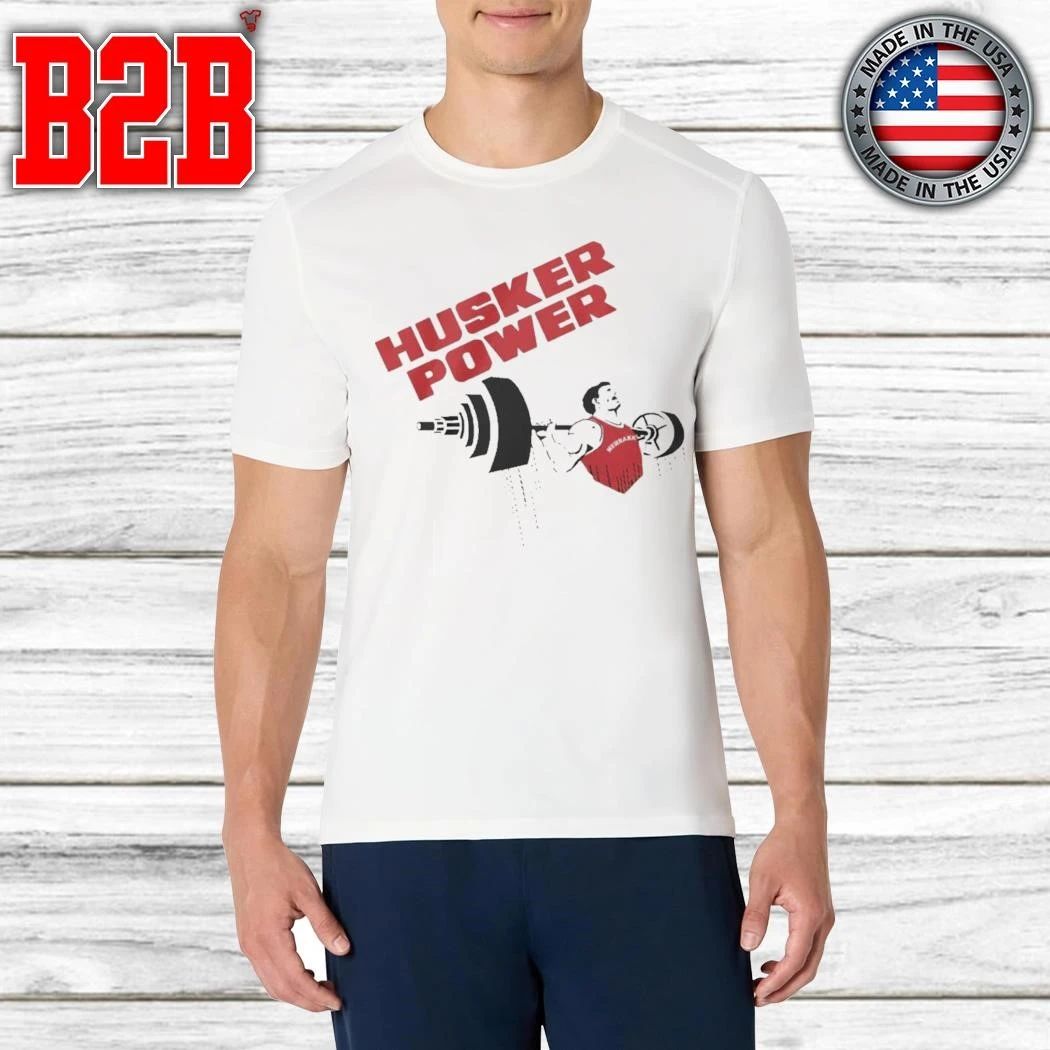 Husker Power Logo Gym Shirt