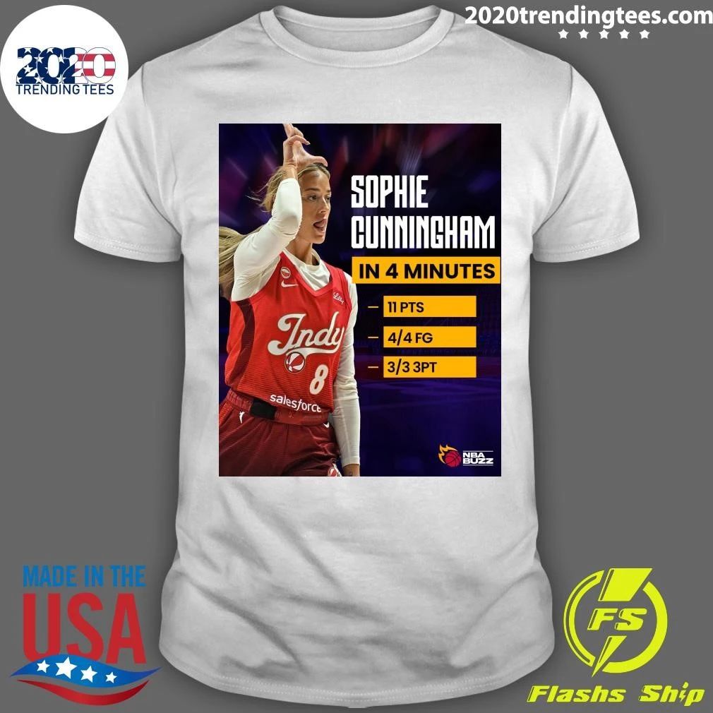Sophie Cunningham Needed Four Minutes Catch Fire Tee Unisex T-shirt, Sweatshirt, Hoodie (1)