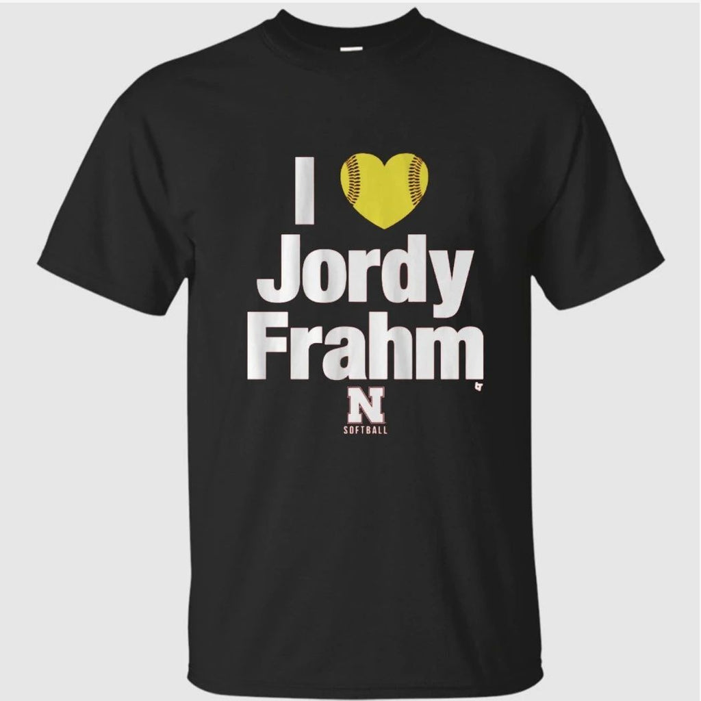 Nebraska Softball I Heart Jordy Frahm Shirt