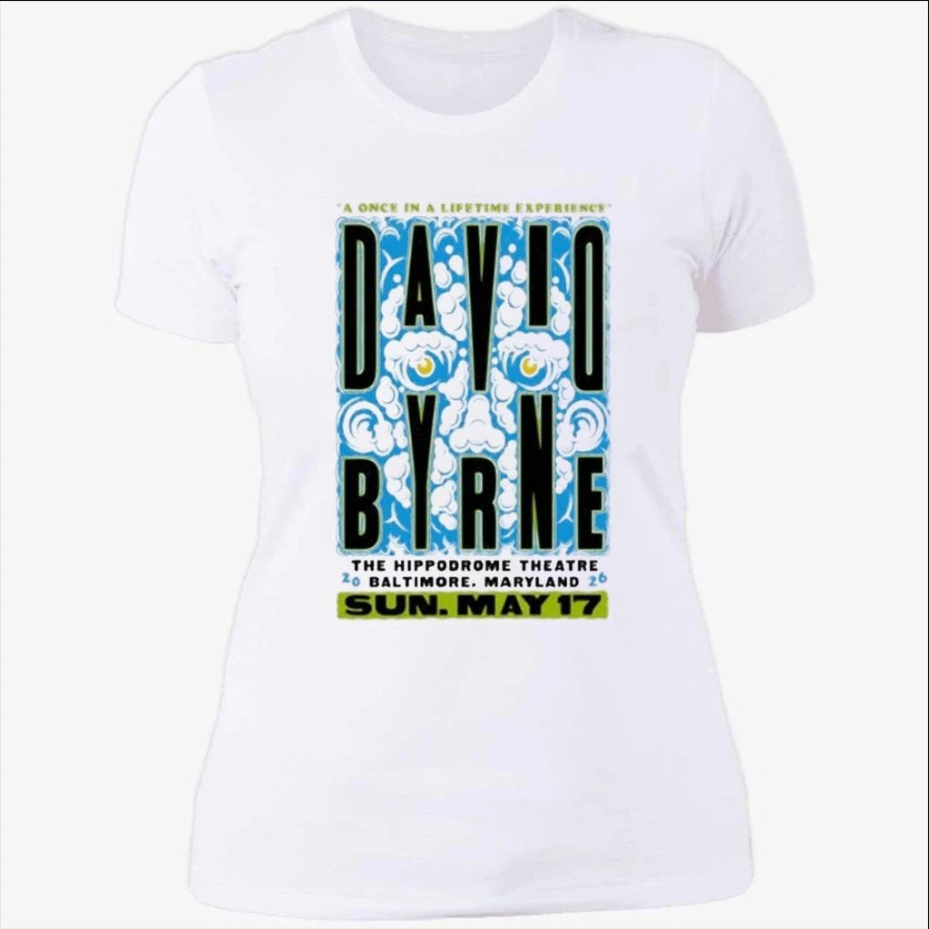 David Byrne May 17 2026 In Baltimore MD Shirt