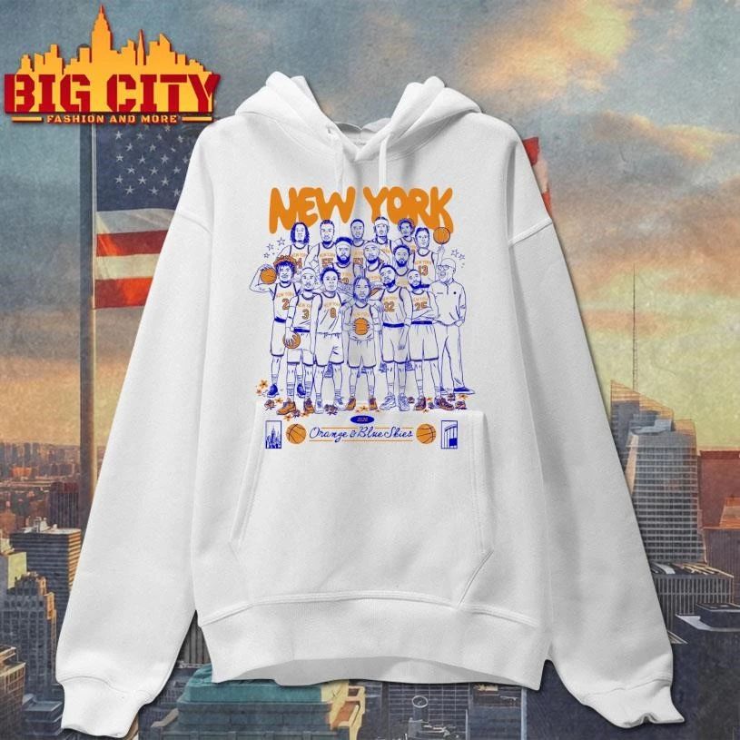 The New York Brotherhood Orange and Blue Skies Shirt