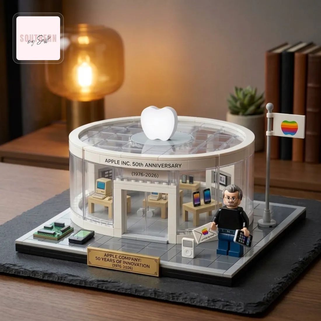 Apple 50th Anniversary Commemorative Innovation 1976-2026 Building Brick Set