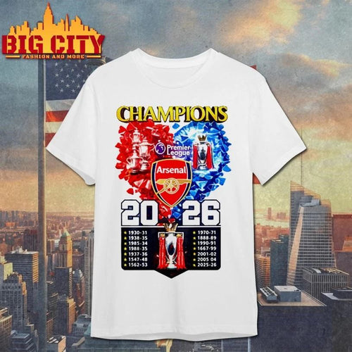 Arsenal Champions 2026 Premier League Shirt