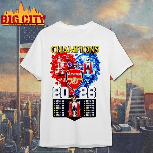 Arsenal Champions 2026 Premier League Shirt