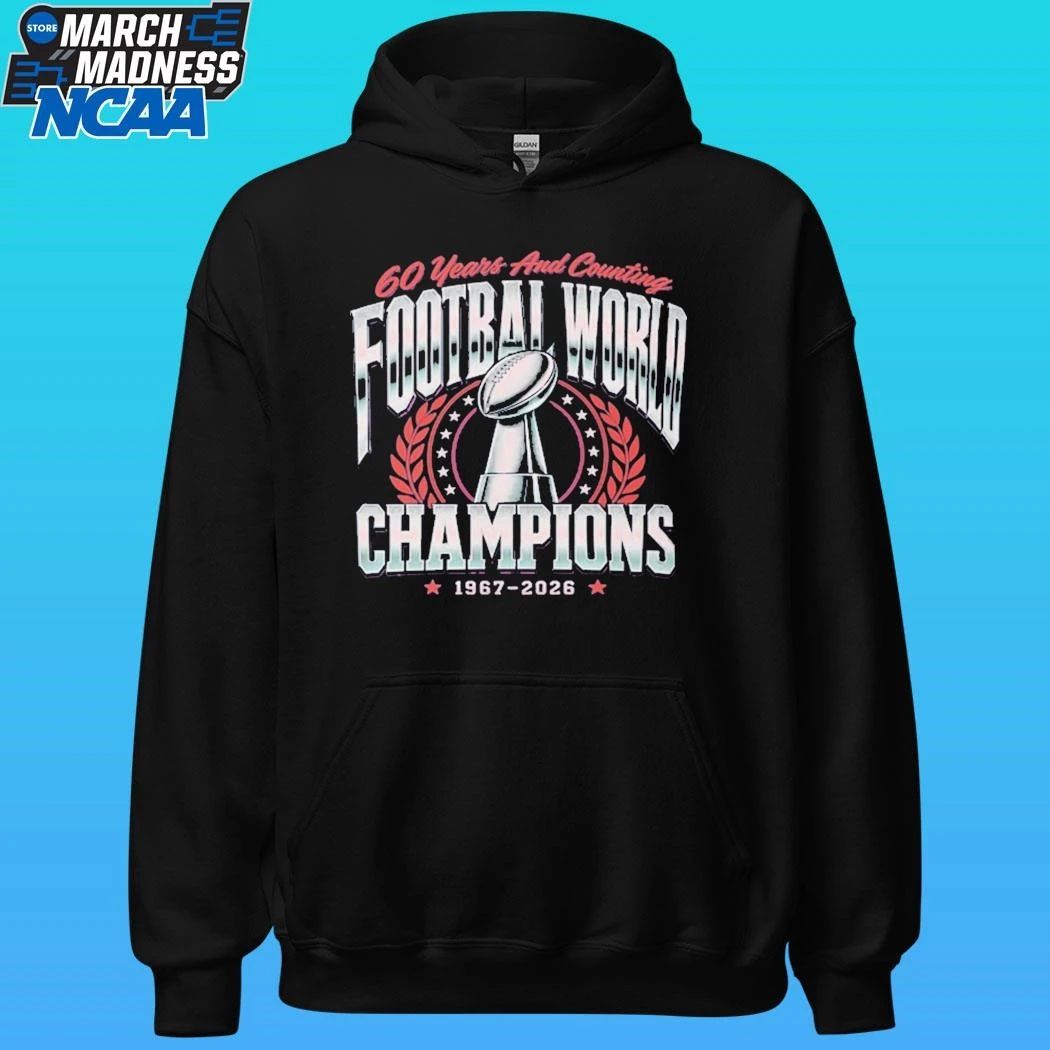 60 Years And Counting Football World Champions 1967-2026 Shirt