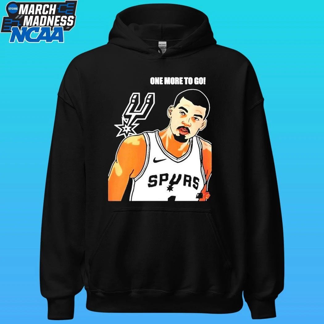 Victor Wembanyama San Antonio Spurs Nba One More To Go Shirt