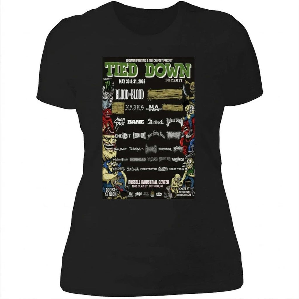 Tied Down Russell Industrial Center, Detroit, MI Poster May 30-31 2026 Shirt