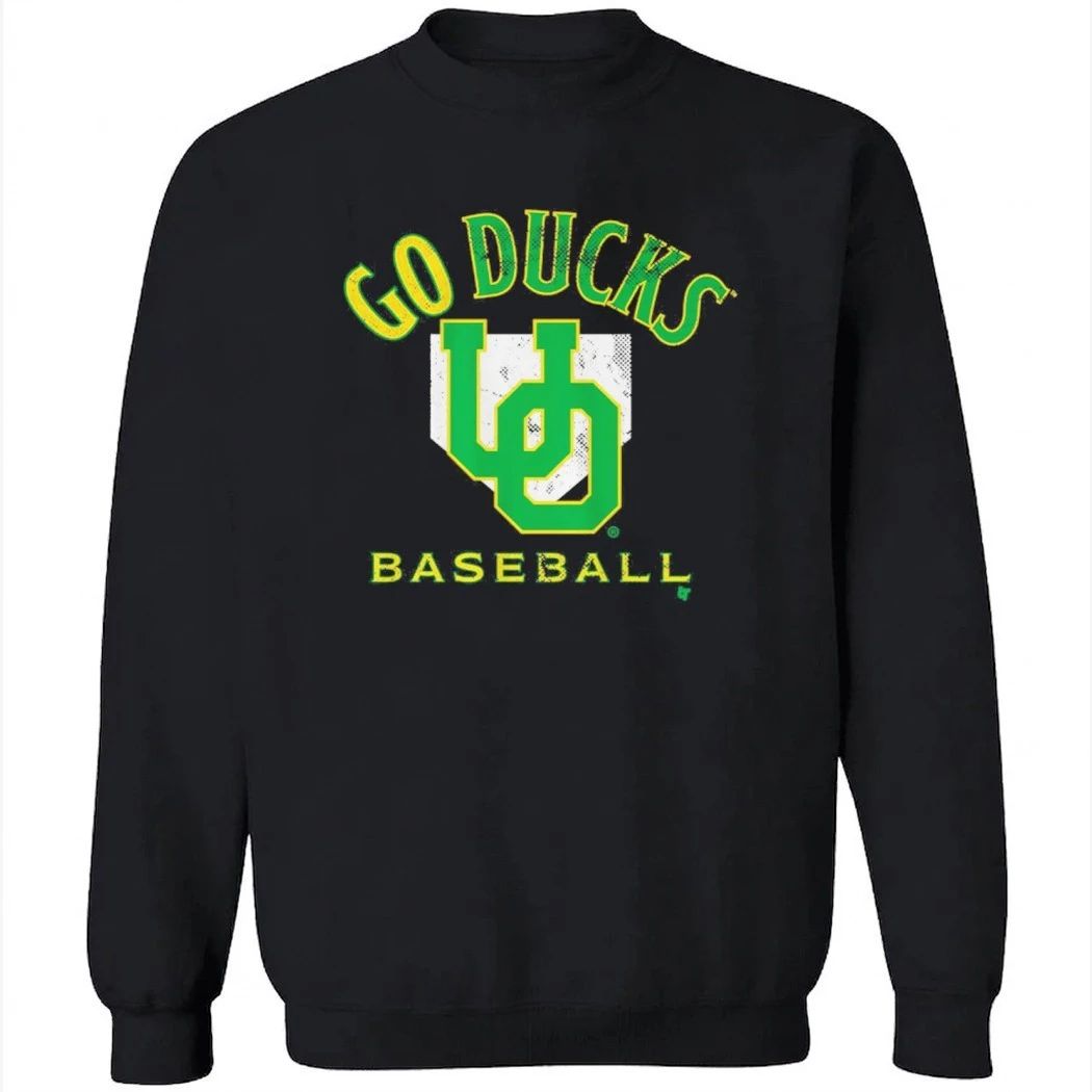 Oregon Baseball Home Plate Shirt