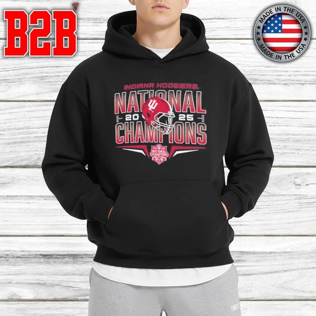 Indiana Hoosiers Champion College Football Playoff 2025 National Champions Schedule Shirt