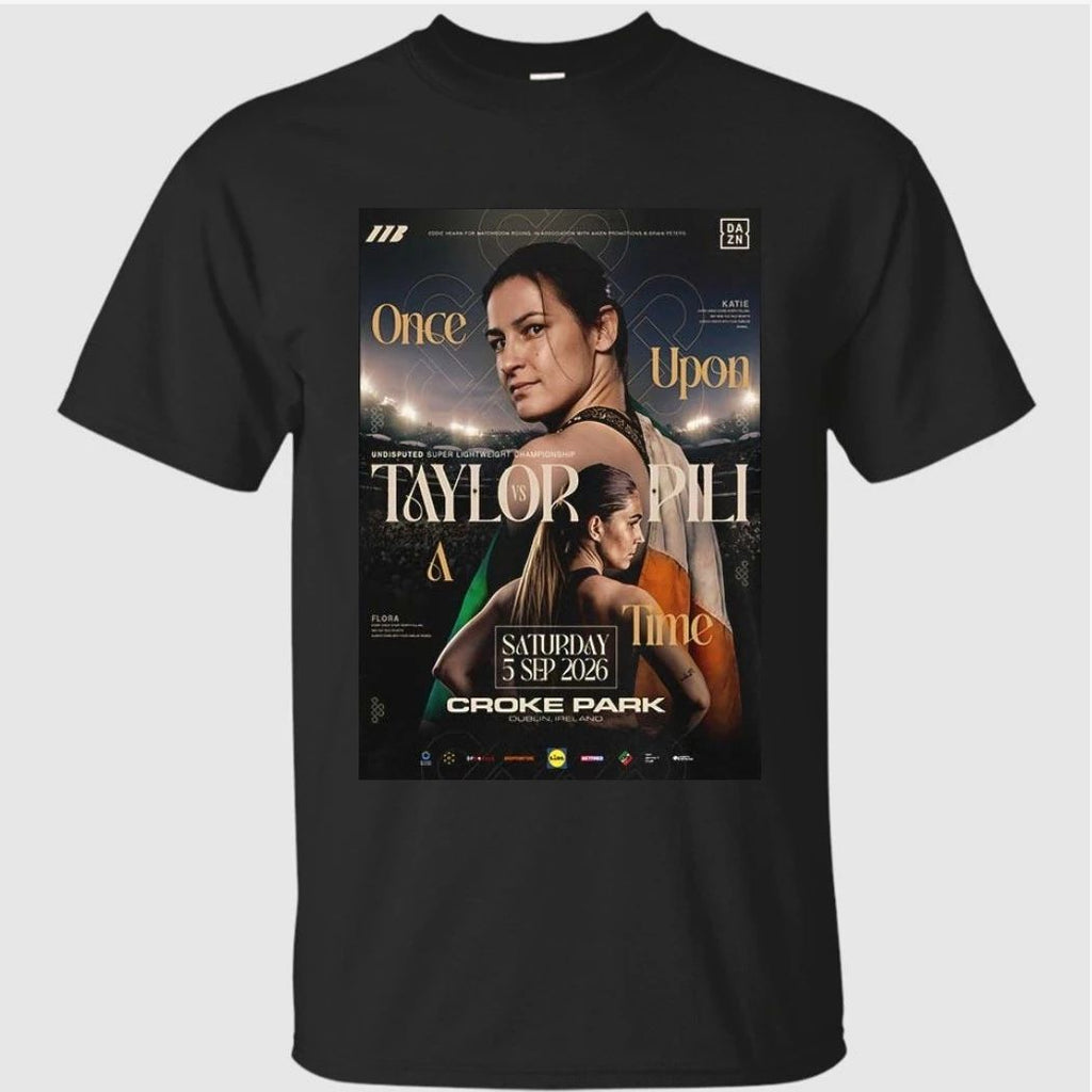 Katie Taylor vs Flora Pili Undisputed Super Lightweight Championship At Croke Park In Dublin, Ireland On September 5 2026 Shirt