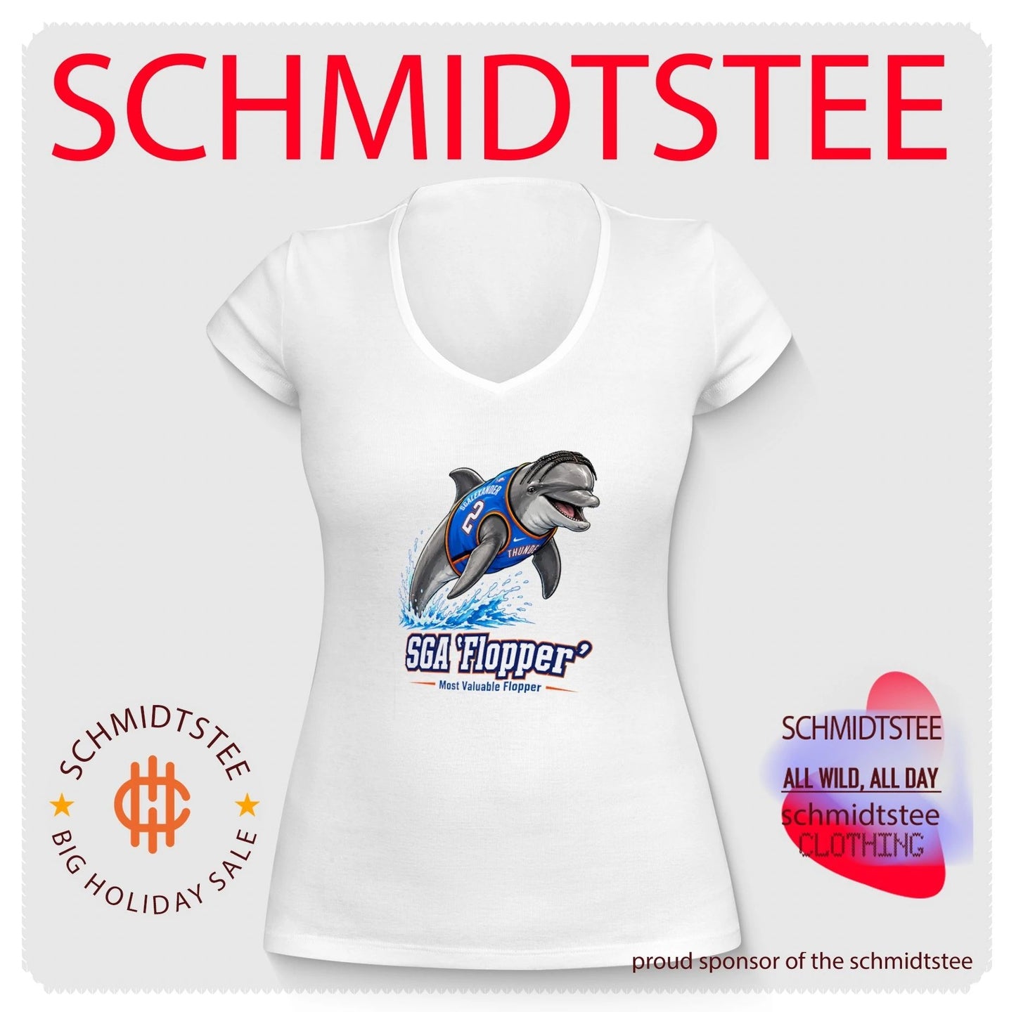 SGA Flopper Shai Gilgeous-Alexander Thunder Dolphin MVP Meme shirt