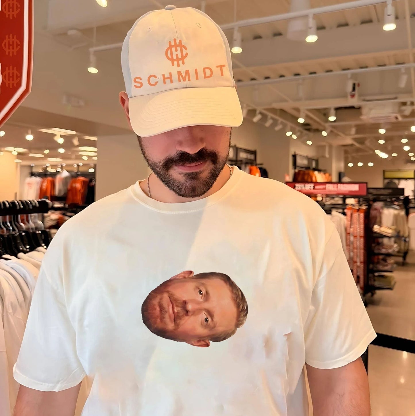 Orange Cassidy Face meme shirt