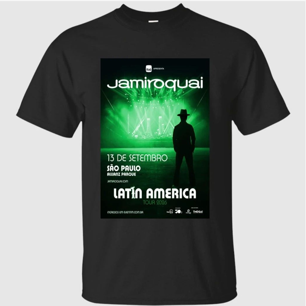 Jamiroquai Sep 13 2026 Rio de Janeiro Brazil Tour Poster Shirt