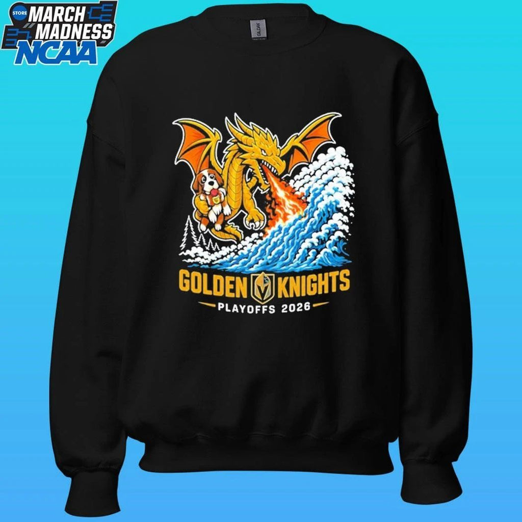 Vegas Golden Knights Golden Knights Playoff 2026 Cluiche Ceannais Chomhdhála An Iarthair Shirt